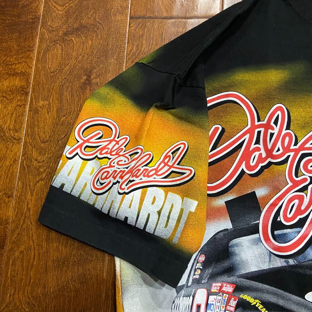 Chase Authentics Vtg Dale Earnhardt Tough Competitor AOP T-Shirt NWOT Size XL - Picture 3 of 9